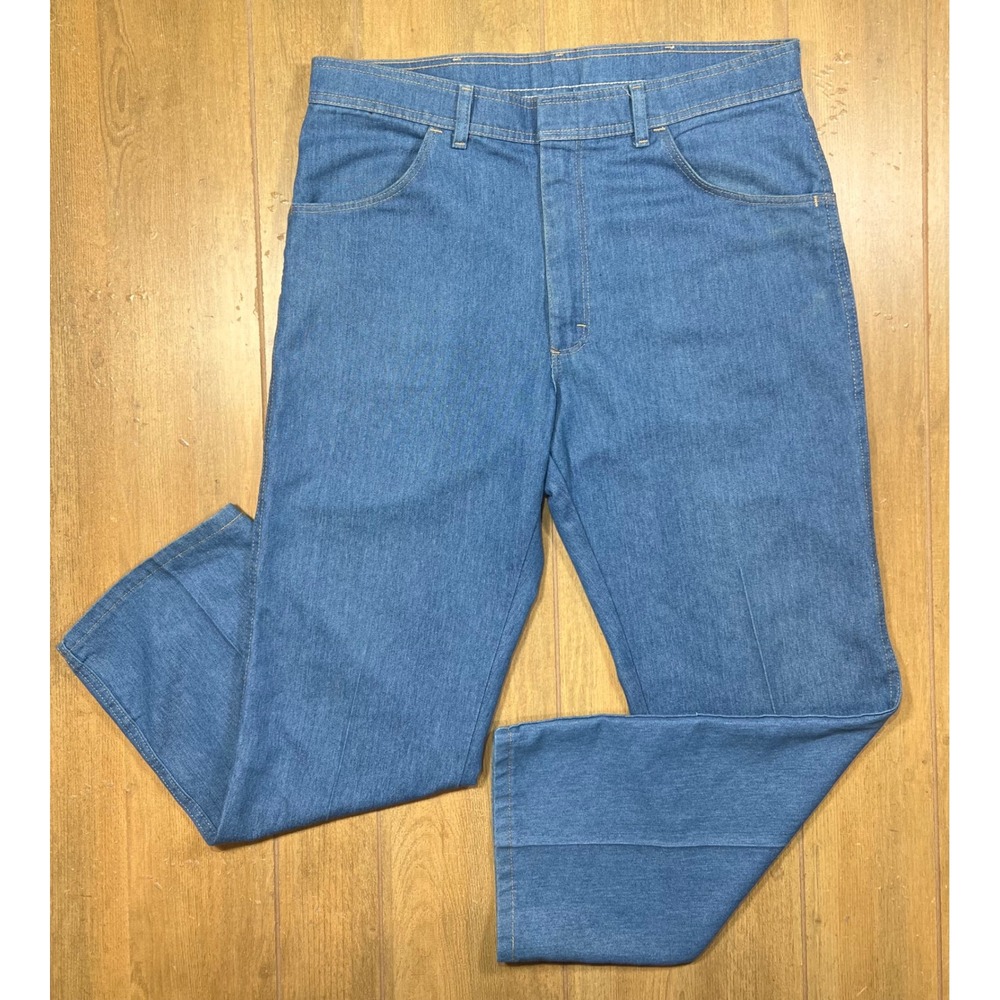 Wrangler Mens Straight Leg Light Wash Denim Jeans 85498LB 36x29